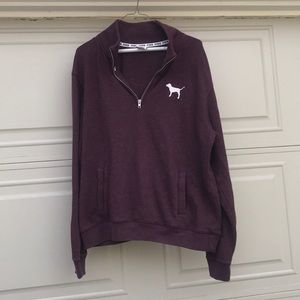 Victoria’s Secret Pink quarter-zip sweatshirt